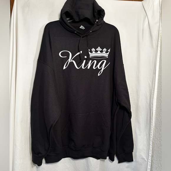 NWOT MENS WOMENS 3XL XXXL KING HOODED PULLOVER SWEATSHIRT - Picture 1 of 4